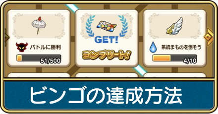 ビンゴの達成方法