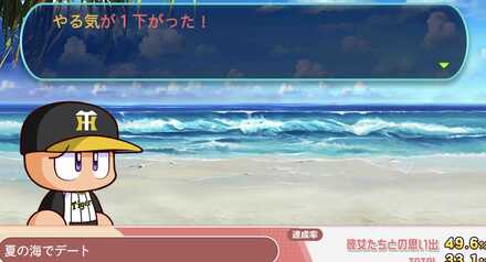 夏の海でデート