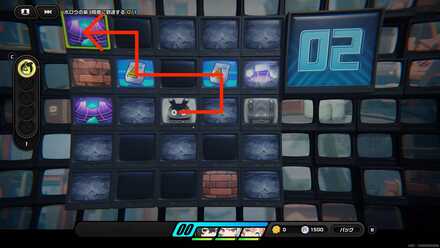 残りのデータサンプル（4、5個目）を取り左上から上層に移動し完了