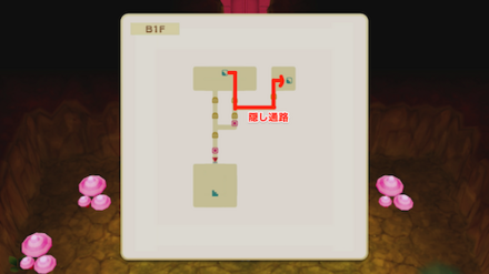 隠し通路から031扉へ