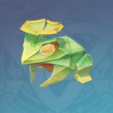 童話の模型-「紙カエルの跳躍」の画像