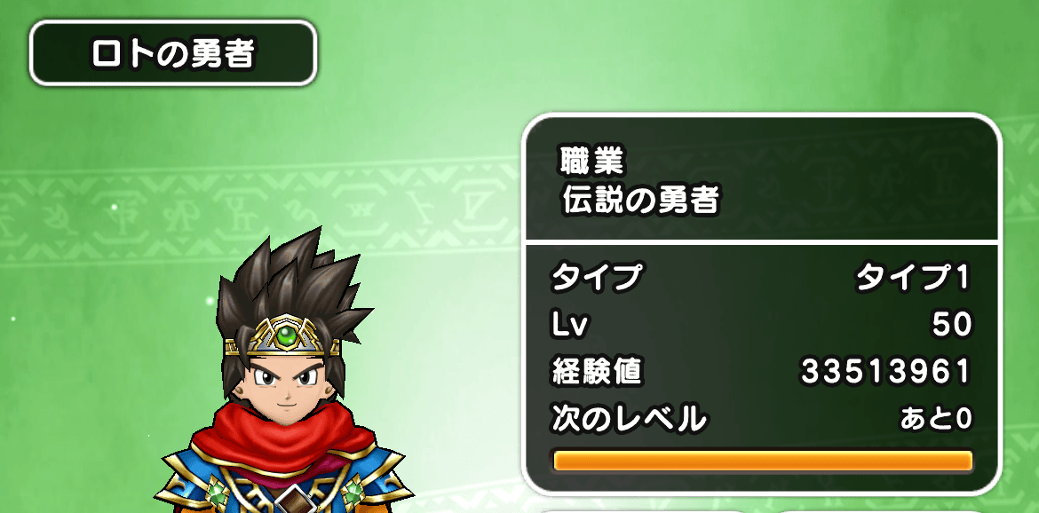 勇者のレベル上限はLv.50