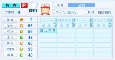 片倉昌行のステータス画像
