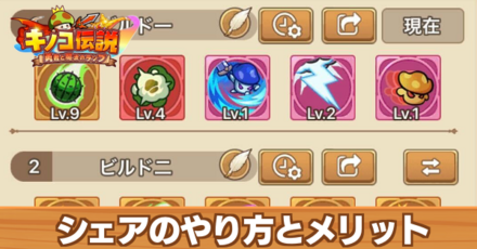 シェアのやり方とメリット