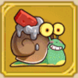 苔デンデン虫画像