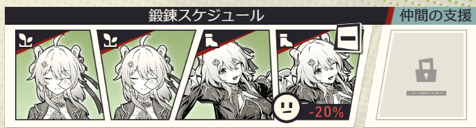 ご機嫌による鍛錬効率ダウン