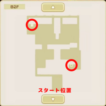 駆け出し者への火の試練3階層マップ1