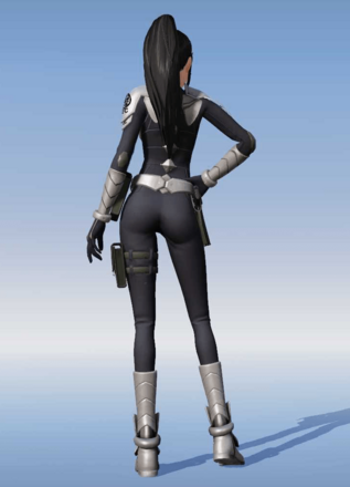 亜白ミナ：防衛隊スーツ画像