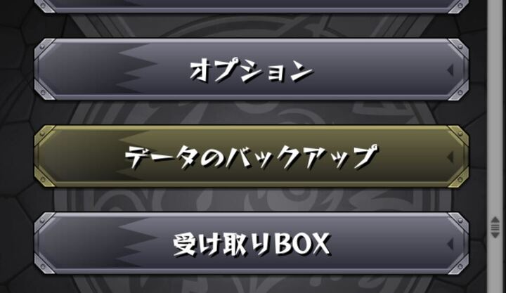 バックアップ画像