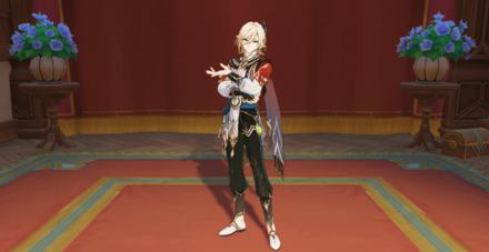 ポーズ：カーヴェ：真剣な交渉, size440x40