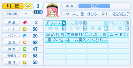 川星ほむらのステータス画像