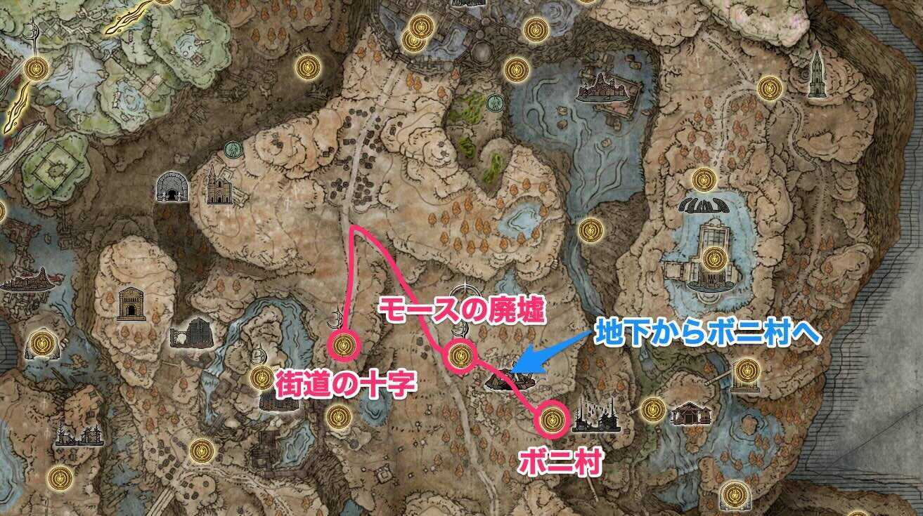 ボニ村の場所