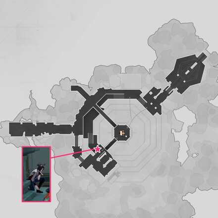 脱獄犯一人目マップ