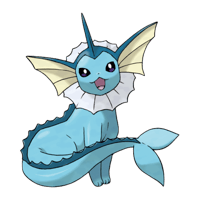 シャワーズ画像