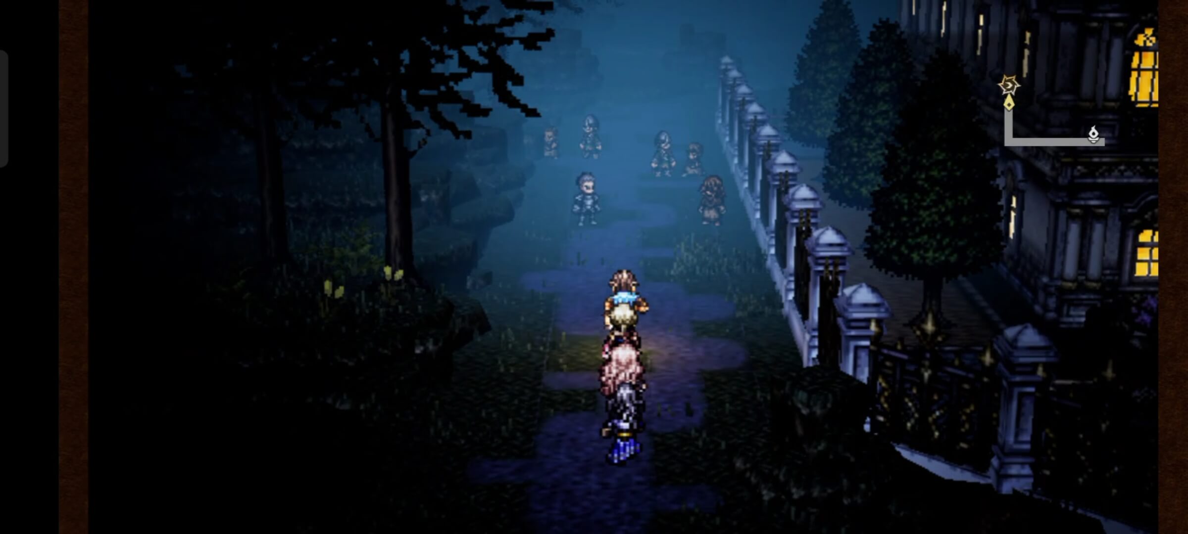 ヘルミニア邸前の西側でボス戦が発生