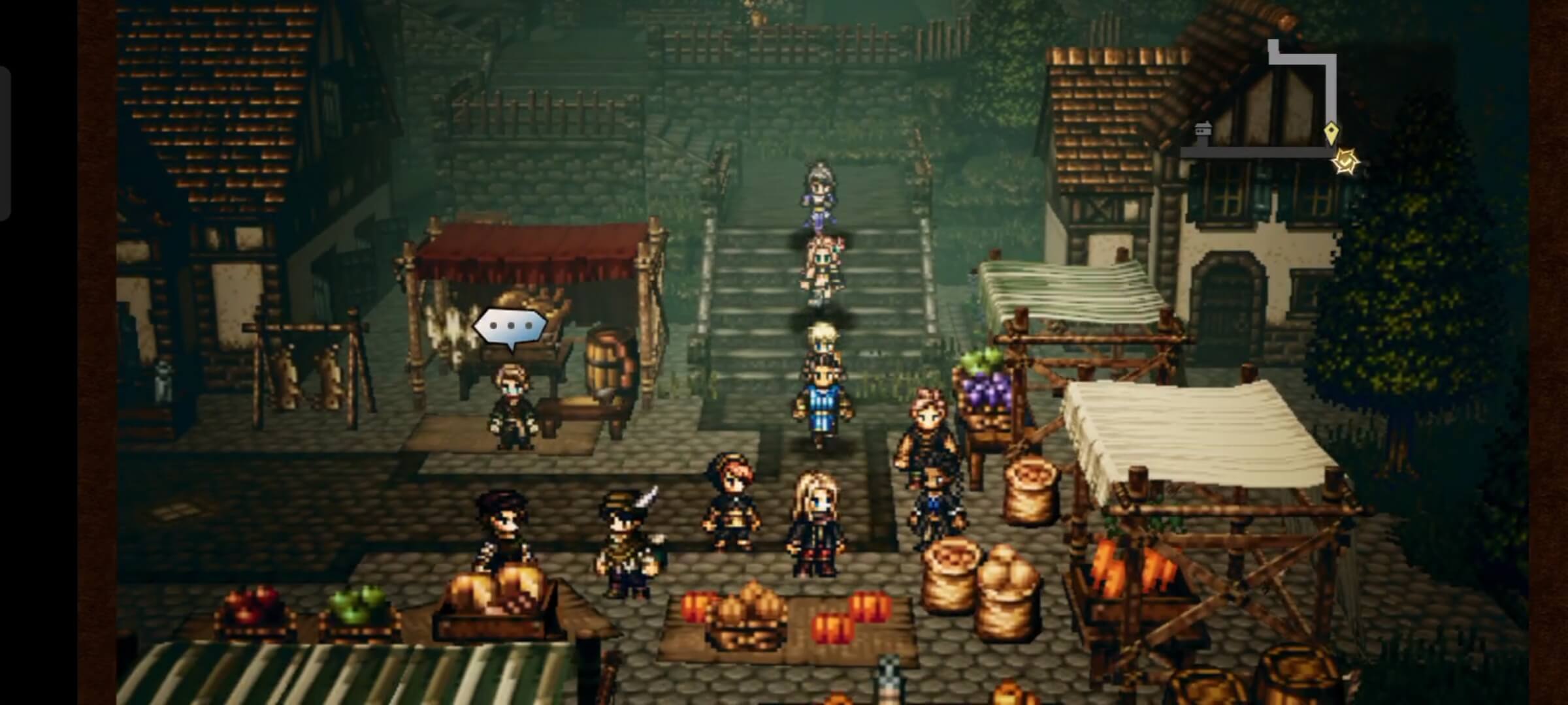 バルジェロ一行に接近するとイベント発生