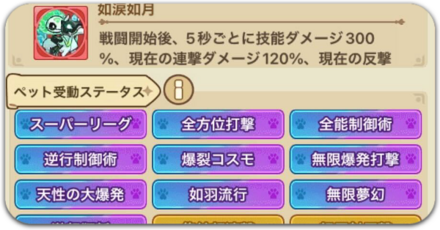 [ペットスキル一覧