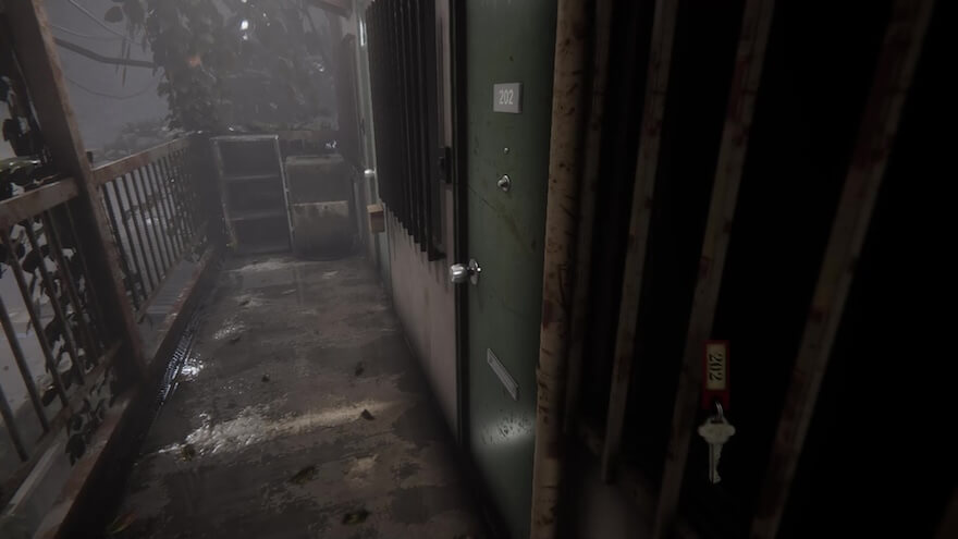 1日目のアパート