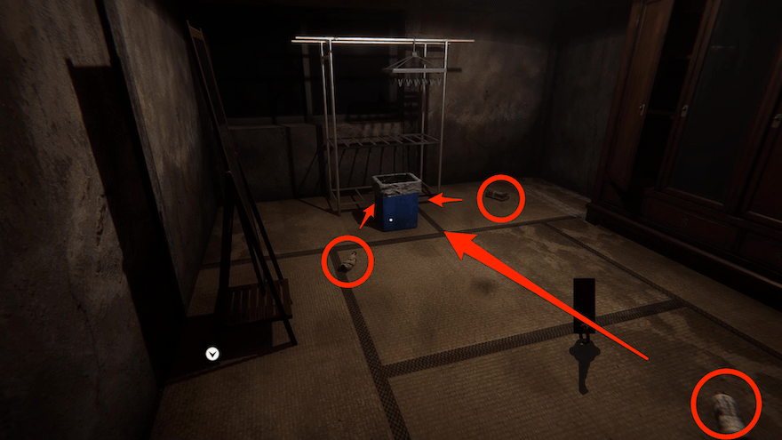 ゴミをゴミ箱に