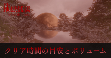 クリア時間の目安とボリューム