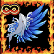 白鯨の羽飾り画像