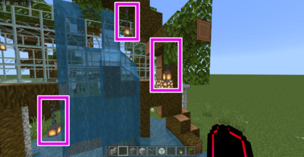 ランタンの設置