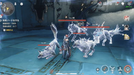 防衛ノード1の戦闘