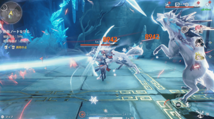 装置を調べると防衛戦が発生