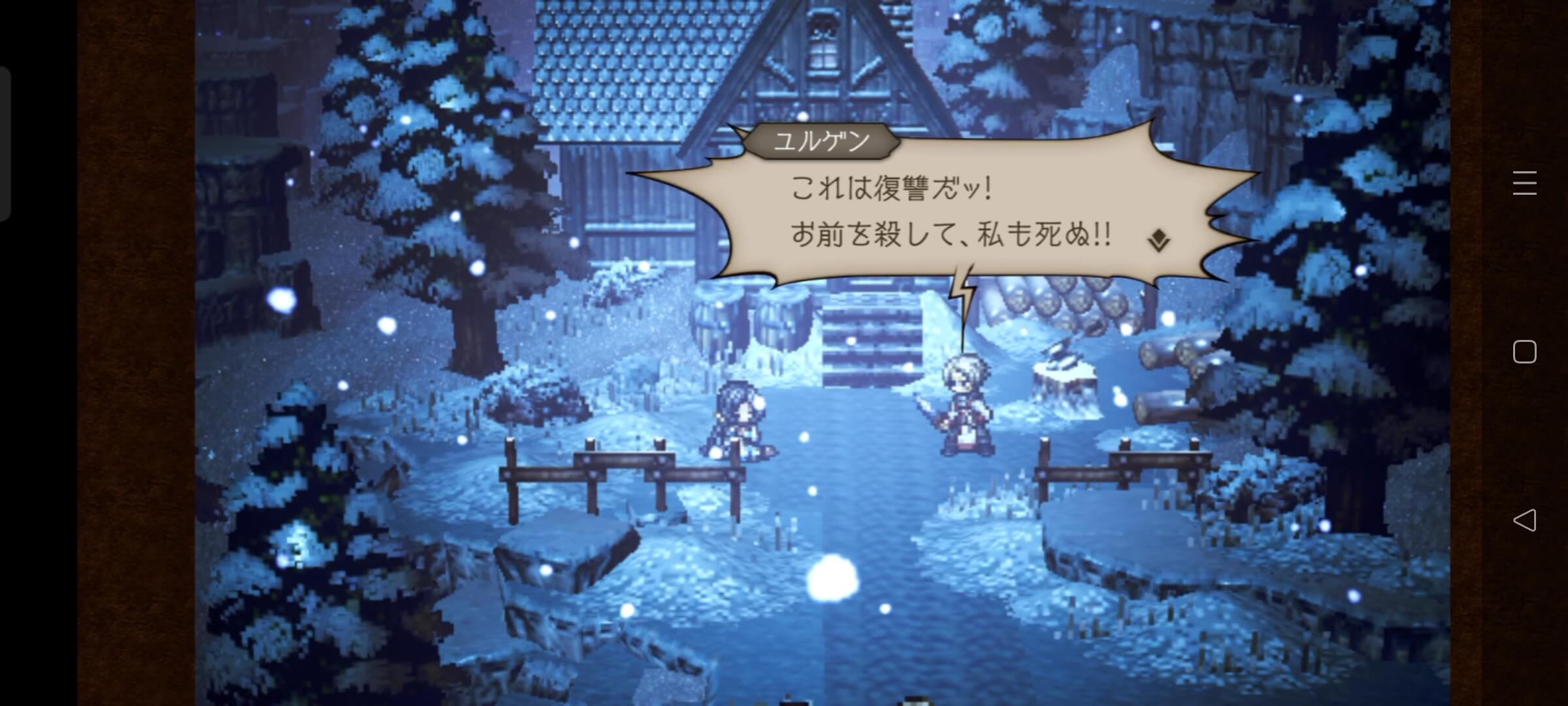 ユルゲンからリンユウを守るため戦う