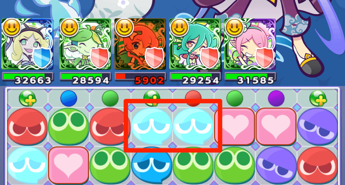 ミッケーナ チャンスぷよ生成位置