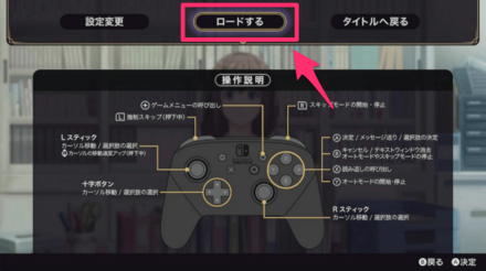 ゲーム内ロード