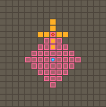 クリスタルの裁き（強化後）の範囲