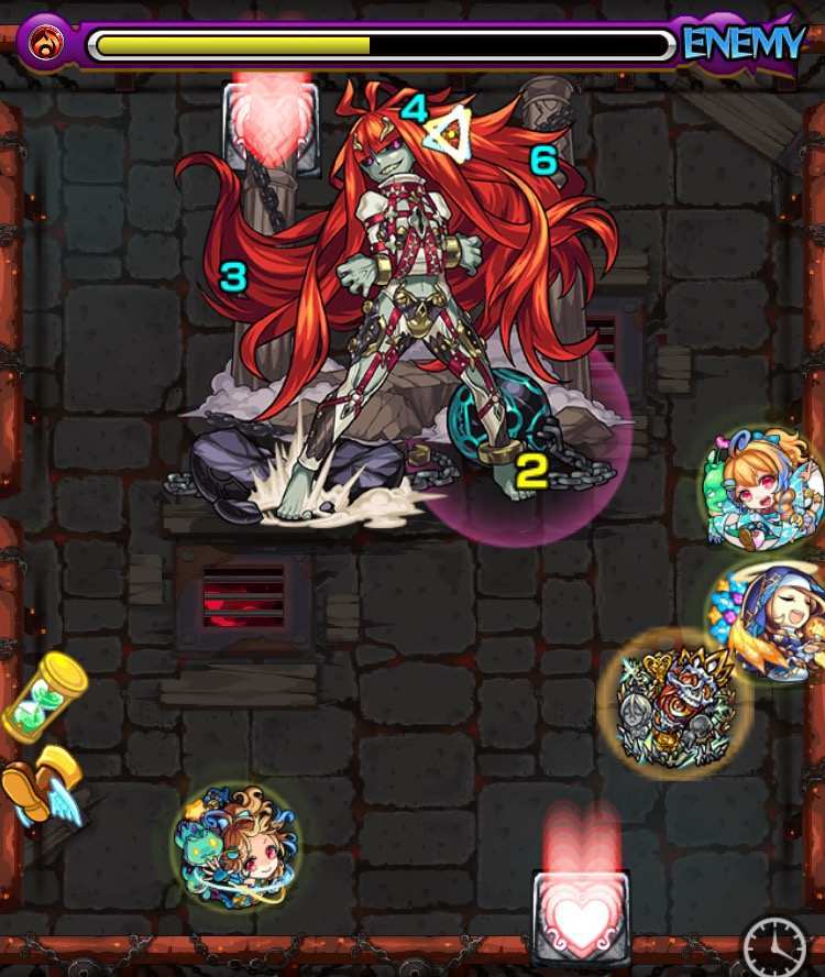 カイン(中ボス)の移動後