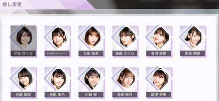 推しメンを選択する期間