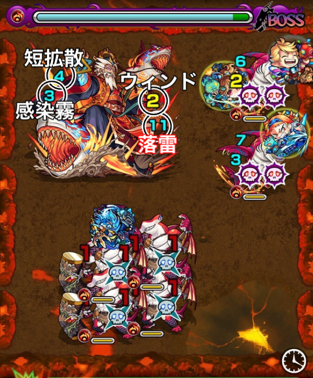 フカヒレ皇帝のボス1攻略