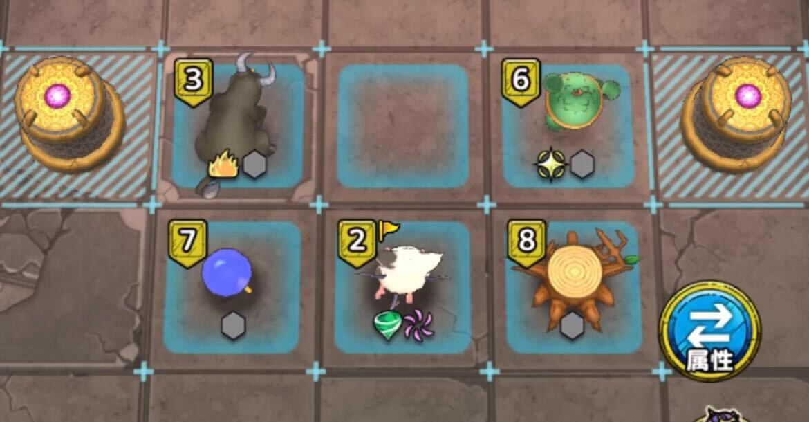 サタンメイルの攻撃範囲に入らないよう配置する