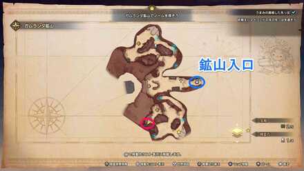 語り部の詩の宝箱マップ画像