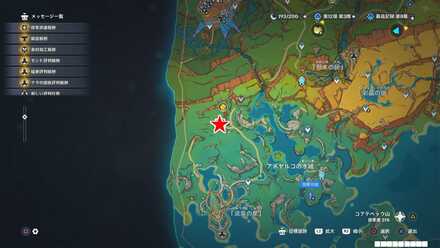 レインボースピリットの地のマップ画像