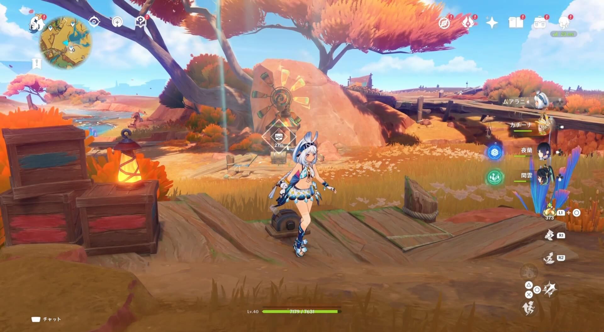 ラクガキの描かれた石の場所⑤