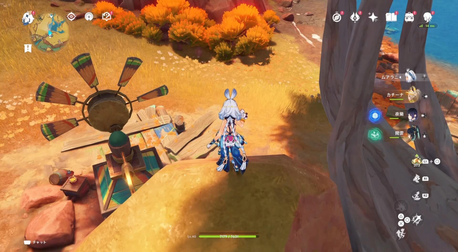 ラクガキの描かれた石の場所⑤