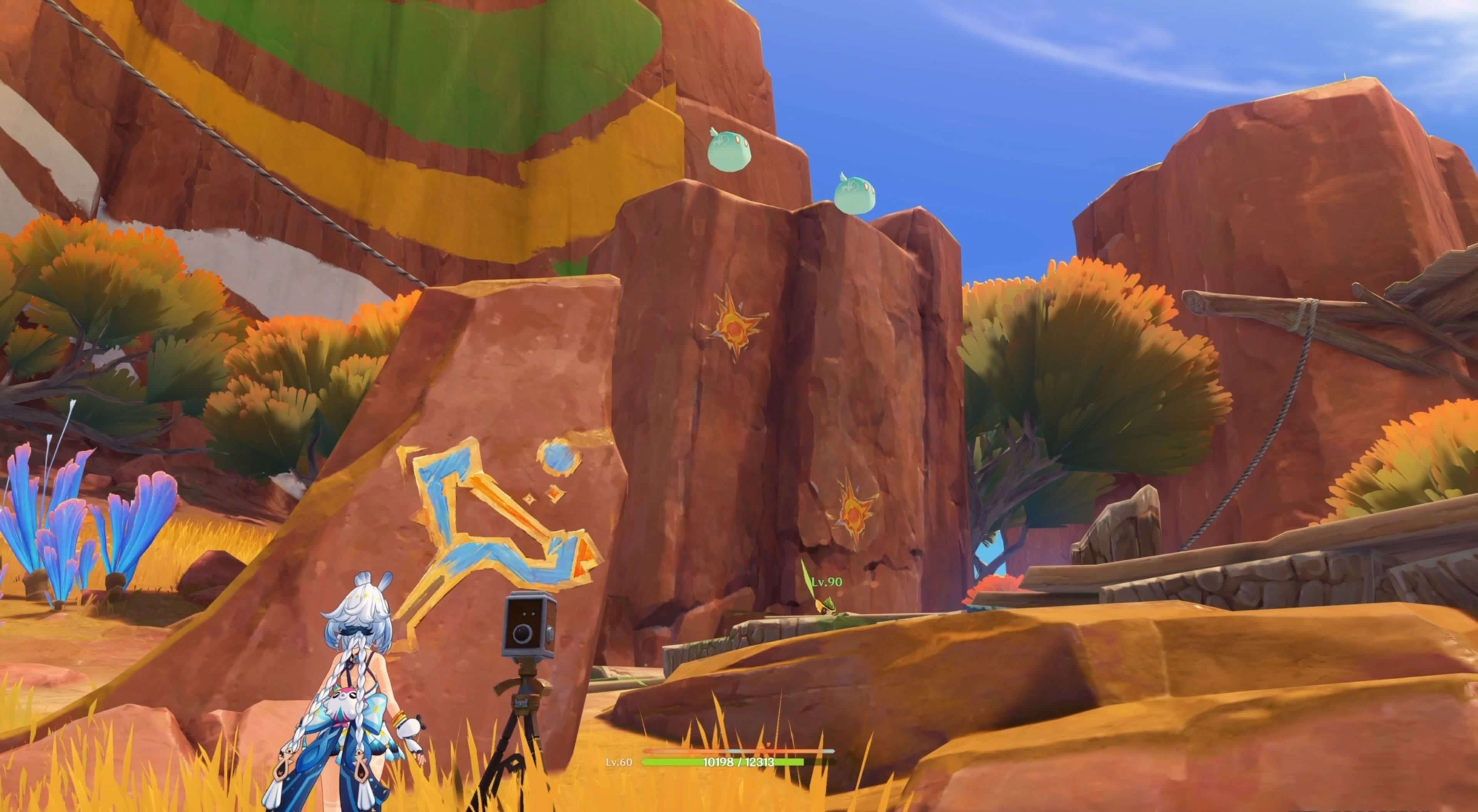 ラクガキの描かれた石の場所③