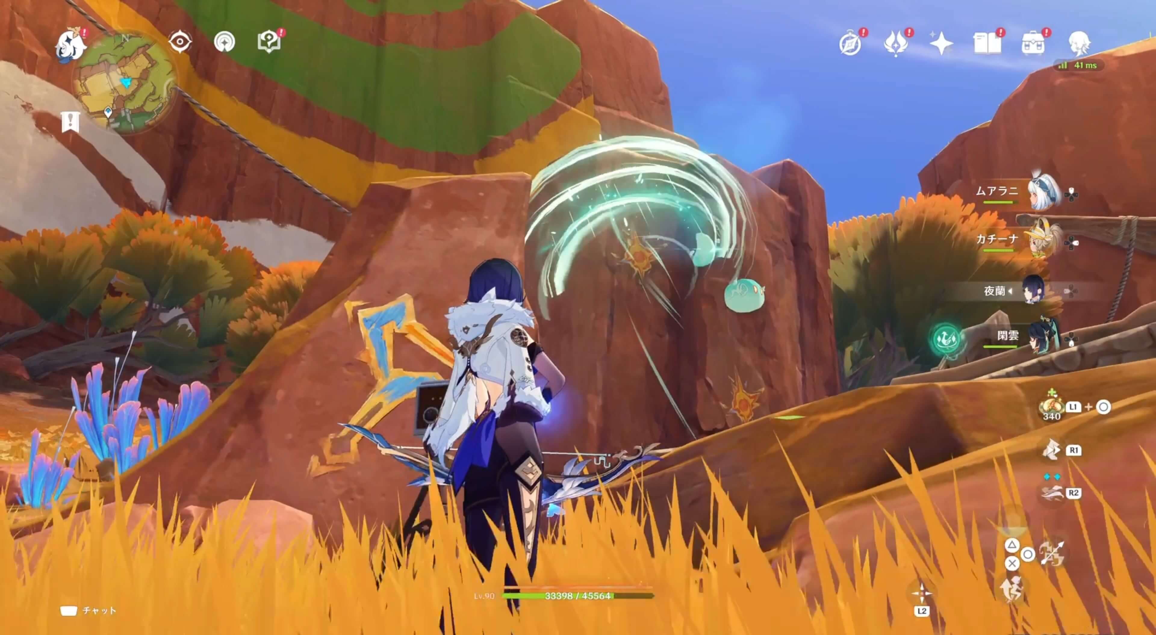 ラクガキの描かれた石の場所③