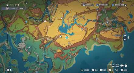 ラクガキの描かれた石のマップ画像