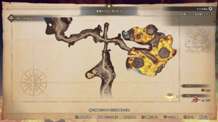 黄金の鎧の宝箱マップ画像