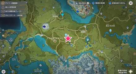 伝説の武術のいざないのマップ