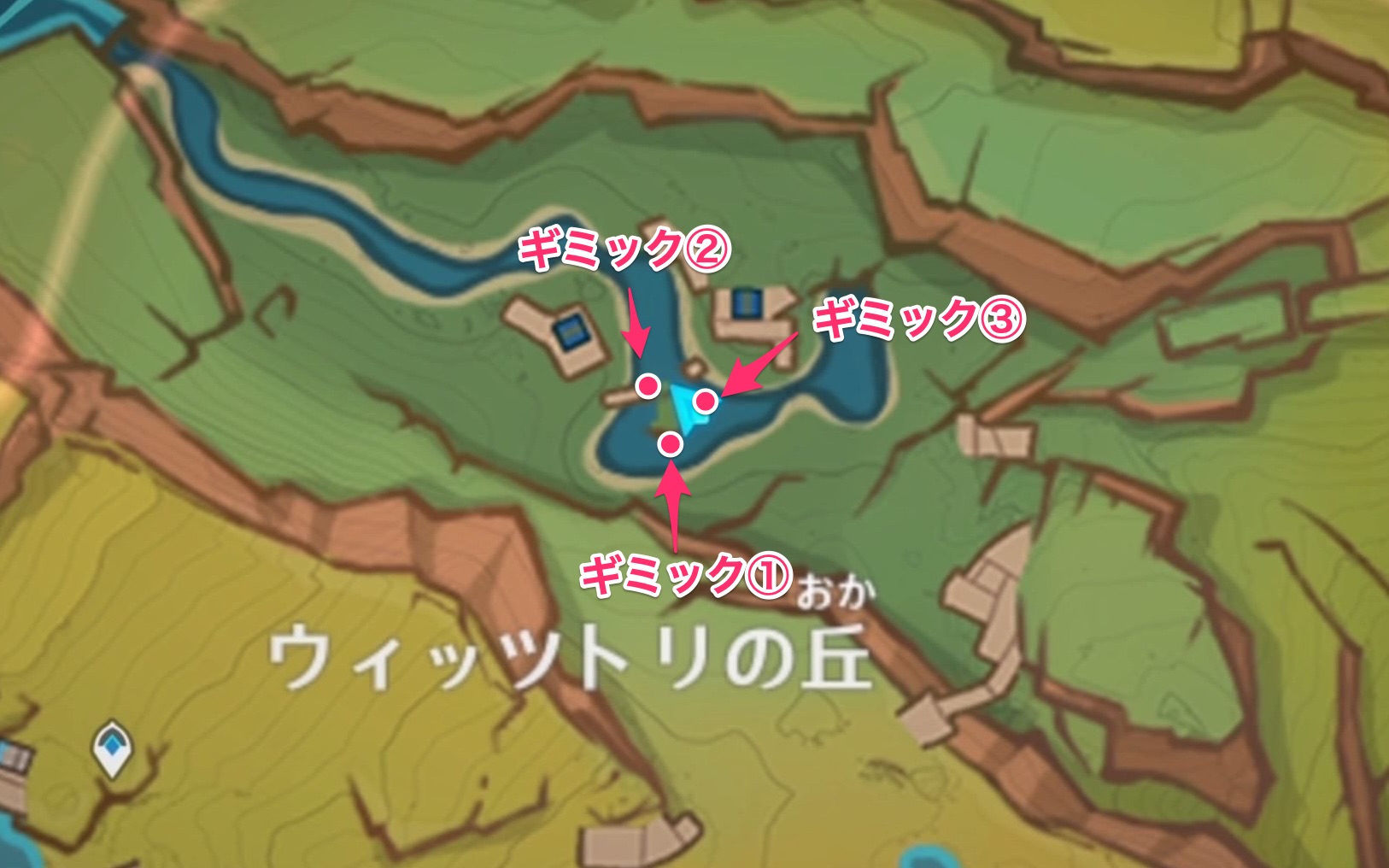 イチカウイピリの庇護の出現場所