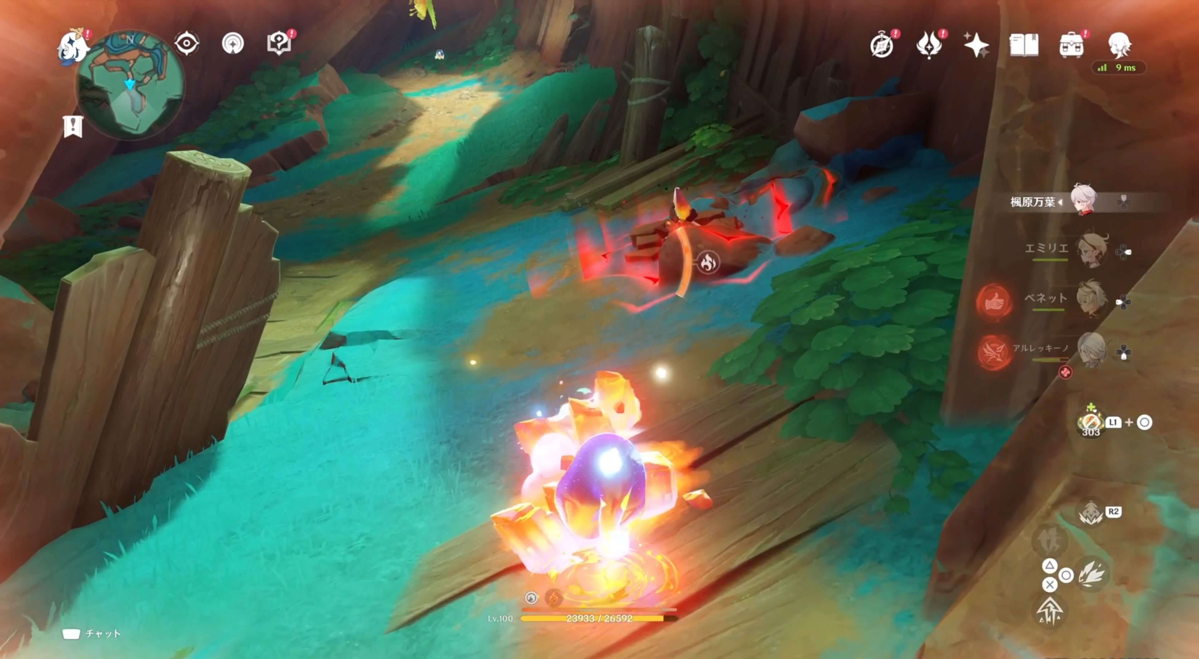 スピリット・ウォールの洞窟ギミック