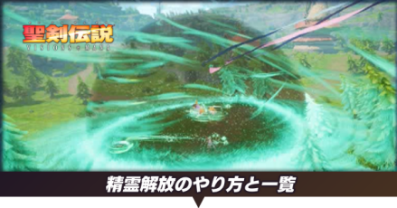 精霊解放のやり方と一覧