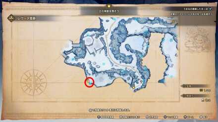 紅葉扇の宝箱マップ画像