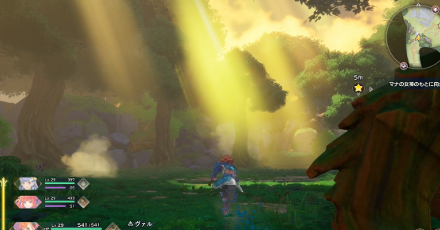 聖域入り口に向かう